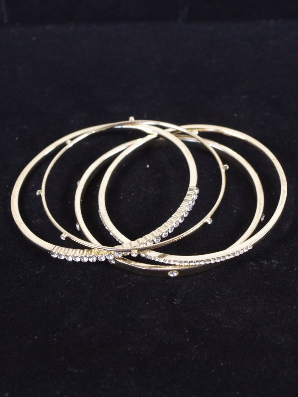 Forever 21 Rhinestone Bangles - Picture 2 of 3